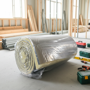 Aislamiento de Fibra de Vidrio Ecológico de la <span class=keywords><strong>Mejor</strong></span> Calidad, Lámina/Panel de Lana de Vidrio <span class=keywords><strong>para</strong></span> Techo y Pared, Insonorizante, Resistente al Fuego, <span class=keywords><strong>para</strong></span> Construcción - Product Image 1