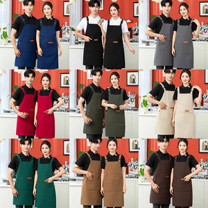 Trabajo de limpieza de jardín Cáncer de mama Limpieza personalizada Zapatero Chef Delantal Logotipo personalizado Bajo Moq Impreso Cocina Delantal de cocina elegante - Product Image 5