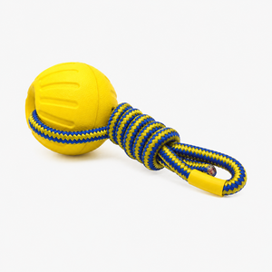 Interactive Pet Training Chew Teeth Toy Durable Elastic EVA <b>Floating</b> Balls Soft Rubber Dog Teeth Grinding Toys Rope Box Packed - Product Image 3