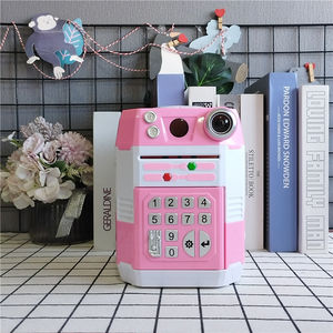 Caja <span class=keywords><strong>de</strong></span> dinero con reconocimiento facial ATM <span class=keywords><strong>de</strong></span> volumen ajustable, contraseña, seguro <span class=keywords><strong>de</strong></span> dinero rodante automático, Banco <span class=keywords><strong>de</strong></span> ahorros, juguete para niños - Product Image 5