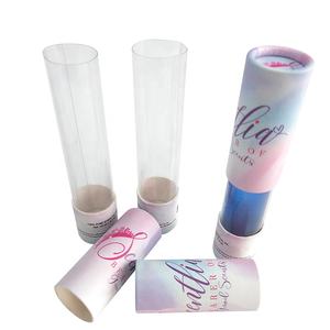 High Quality PVC Window Paper Cosmetic <b>Product</b> Cylinder Material Four-Color Printing for Essential Oil Tube Package - Product Image 5