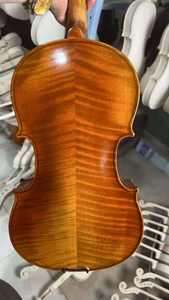 <span class=keywords><strong>Viola</strong></span> Artesanal de <span class=keywords><strong>15</strong></span> <span class=keywords><strong>Pulgadas</strong></span> (381mm) de Abeto y Arce Macizos con Sonido Excelente, Buen Grano, Cinco Cuerdas y Puente Aubert - Product Image 5