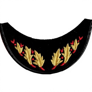 Casquette d'officier à double rangée de feuilles de chêne, broderie à la main en fil de métal, visière incurvée, pour adultes, idéale pour les activités de plein air, le ski et les fêtes - Product Image 5