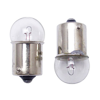 Ampoule sphérique de tableau de bord, clignotant de voiture, G18 BA15D 12V10W