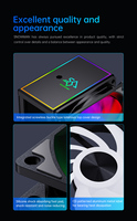 SNOWMAN Multi-Compatible CPU Cooler Duo-Tower CPU Air Cooler 120 mm PWM pour Intel AMD Socket LGA1700 CPU Heatsink