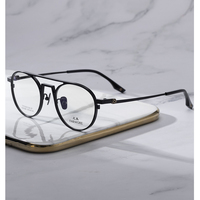 Nouveau design de monture de lunettes d'affaires unisexe en titane pur Montures de lunettes optiques