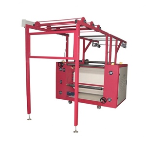 Machine de transfert thermique par sublimation rotative automatique, neuve ou d'occasion, pour imprimante d'étiquettes de rubans et de fermetures éclair pour fûts d'huile - Product Image 1