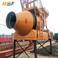 Malaxeur à tambour réversible série industrielle MHF 7,5 kW, capacité de 1000 L, équipement de mélange de béton pour l'ingénierie routière et ponteuse