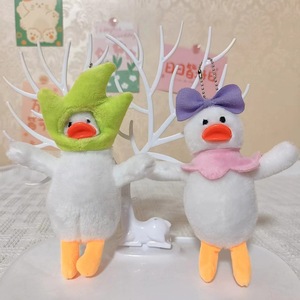 Mini Cute <strong>Duck</strong> Pendant <strong>Plush</strong> <strong>Toy</strong> Doll Custom Cotton <strong>Keychain</strong> and Quaint - Product Image 4