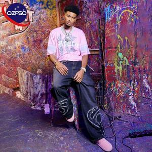 QZFSO fabricant 260 Gsm poids lourd personnalisé DTG impression t-shirt grande taille hommes épais Vintage 100% coton culture graphique t-shirts - Product Image 1