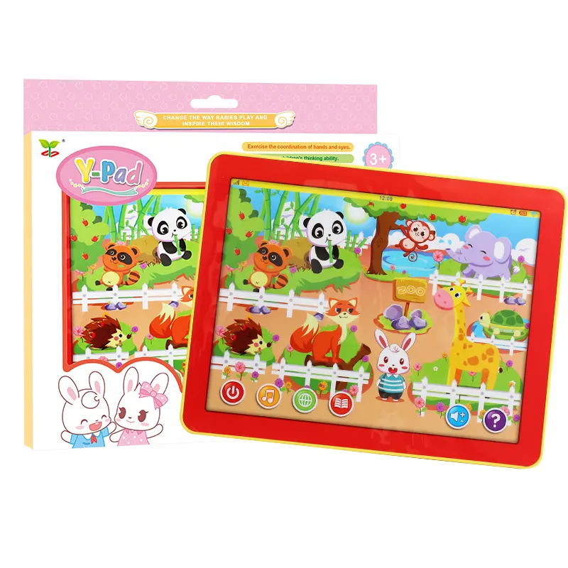 Baby early education touch screen music story English pad toy learning machine computer portatile per bambini