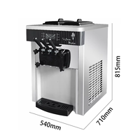 Distributeur automatique de crème glacée dure commerciale de haute qualité Crème glacée à base de fruits vente en gros Crème glacée aux fruits commerciale