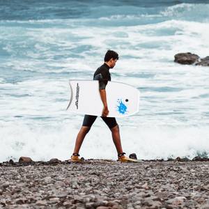 لوح ركوب الأمواج الجديد للأطفال المبتدئين IBoard 33 بوصة مع مقبض، مصنوع من EPS، للشاطئ، بيع بالجملة من المصنع - Product Image 5