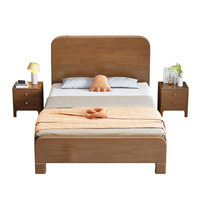 Cadre de lit réglable en bois massif moderne pour personnes âgées dans les petits appartements - Conception écologique et durable, lit moelleux, tailles spéciales