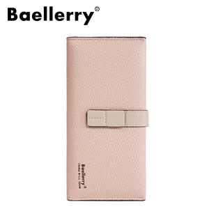 Ultra-sottile borsa multifunzione da <span class=keywords><strong>donna</strong></span> con chiusura a cerniera portacarte lunga con Logo da <span class=keywords><strong>donna</strong></span> <span class=keywords><strong>portafoglio</strong></span> sottile in pelle bianca per ragazze - Product Image 6