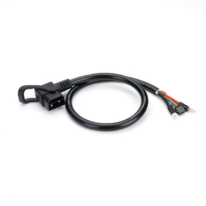 Câble de connecteur d'alimentation automobile 2 broches 2x4,0mm² + 6x0,3mm² avec fiche en PVC et borne fourche, faisceau de signal 6 broches - Product Image 1