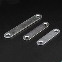 Supports de support d'étagère d'armoire en métal Fixation droite Plaque de jonction Coin plat Code Brace Support Structure triangulaire
