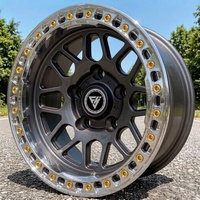 Jantes forgées FHJ 17x9 8x6.5 6x139.7 pour 4x4, SUV, course tout-terrain, jantes Beadlock pour Jeep Wrangler, Ford F150, Toyota, Chevrolet