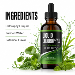 Extracto a granel caliente Mullein Plus Buena calidad <span class=keywords><strong>Splina</strong></span> Más de 6000 Suplementos de color verde orgánico Gotas líquidas de clorofila para la salud - Product Image 3