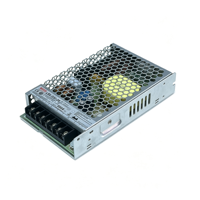 Alimentation à découpage 150W LRS-150-24 en boîtier métallique, sortie DC 24V avec ventilateur intégré pour modules de contrôle industriel et systèmes LED