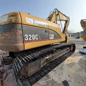 Excavadora de cadenas 320CL modelo 2023 usada con motor y bomba, 20 toneladas de peso operativo, capacidad de cazo de 1m, en venta. - Product Image 4