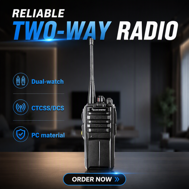 TG-1690 UHF VHF 10W Professional Two Way Radio CTCSS/DCS Wide/Narrow Bandwidth Walkie Talkie