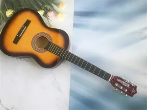 Conjurer 38 pulgadas tilo guitarras clásicas para el rendimiento del instrumento musical