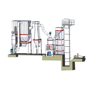 Alçı tozu üretim süreci türleri 50T/D küçük alçı tozu üretim tesisi fiyat