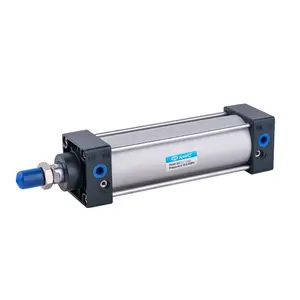High Quality Pneumatic Double Acting Air Cylinder SC 32-200 32mm Bore 200mm Stroke Screwed Piston Rod Dual Action