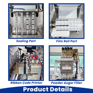 Máquina multilínea para envasado <span class=keywords><strong>de</strong></span> sticks <span class=keywords><strong>de</strong></span> <span class=keywords><strong>glucosa</strong></span> en polvo 15g, proteína, creatina y bebida en polvo, sellado trasero - Product Image 4