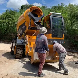 Aimix 4m3 caminhão de misturador de concreto pronto para carregamento automático