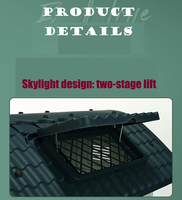 Niches pliables en plastique pour chien, extérieures, imperméables, amovibles, lavables, grandes, respirantes, pour grands chiens