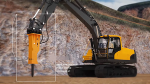 bibo Excavator <b>Hydraulic</b> <b>Breaker</b> 10-20 Ton Silent High-Efficiency for Mining - Product Image 5