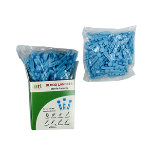 Lanceta de seguridad estéril de grado médico para extracción de sangre capilar, solo para uso en tomas de sangre. - Product Image 1