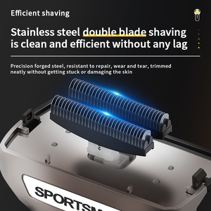 SPORTSMAN <span class=keywords><strong>Rasoir</strong></span> électrique multifonctionnel 3 en 1 à double lame avec écran numérique <span class=keywords><strong>pour</strong></span> <span class=keywords><strong>homme</strong></span>, tondeuse à cheveux, tondeuse à poils de <span class=keywords><strong>nez</strong></span> - Product Image 4