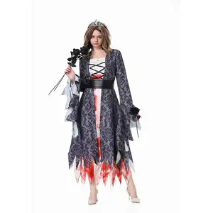 New Halloween Ghost Bride Zombie Costumes Masquerade Party Cosplay Costume Vampire Demon Queen Costumes Adults Women Cosplay
