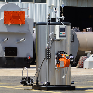 Caldera de Vapor de Tubo de Fuego Vertical Serie LSS de 200 kg/h, Totalmente Automática, de Gas Natural/GLP, con Carcasa de Acero Inoxidable para Alimentos y Bebidas - Product Image 5