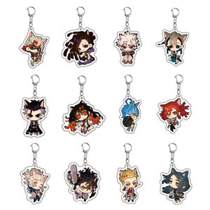 Hells Paradise <span class=keywords><strong>War</strong></span> Demon Doppelschichtiger Acryl UV-Bedruckter Cartoon Anime Schlüsselanhänger Lude Enji Taschenanhänger Versand per Dropshipping Möglich - Product Image 6