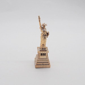 SE7ART.<span class=keywords><strong>COM</strong></span> Modèle de la Statue de la Liberté, monument américain, en métal bronze électroplaqué, décoration de table 3D, objet de collection - Product Image 5