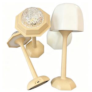 Lampe projecteur d'ondes océaniques avec abat-jour amovible, recharge USB, LED, décoration de chambre, mini lampe de nuit avec télécommande - Product Image 3