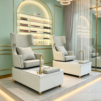 Chaise de pédicure de luxe à dossier haut avec pompe à jets, équipement moderne pour salon de manucure, canapé de pédicure, banc de pédicure, vente chaude
