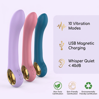 Vibrateur point G en forme de dildo, vibromasseur rechargeable, jouets électroniques pour adultes, pour femmes adultes