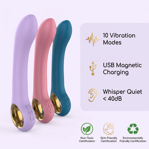 Vibrateur point G en forme de dildo, vibromasseur rechargeable, jouets électroniques pour adultes, pour femmes adultes - Product Image 1