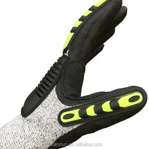 Guantes antideslizantes anticorte de alta calidad, trabajo de seguridad, mecánico Industrial, guantes resistentes a impactos Tpr personalizados - Product Image 4