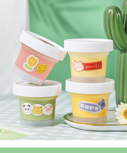 Vente en gros de <span class=keywords><strong>yaourt</strong></span> grec jetable <span class=keywords><strong>crème</strong></span> glacée en plastique givré PP 100ml tasse de qualité alimentaire bouteille gelée pouding conteneur tasse en plastique - Product Image 5