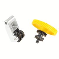 Extruder Baja Keras Berlapis Nano dengan Gigi Ganda dan Gagang Aluminium, Rakitan Upgrade Gigi Extruder Baja Keras Baru dari Bambu Lab