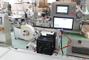 YIMU YM210P Étiqueteuse automatique à grande vitesse en temps réel pour imprimante de codes-barres Machine d'impression et d'étiquetage de date alimentaire en ligne - Product Image 4