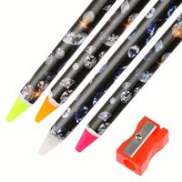 Set di 4 Applicatori per Strass, Matita Adesiva in Cera per Gemme e Diamanti, Strumenti per Nail Art Fai-da-Te