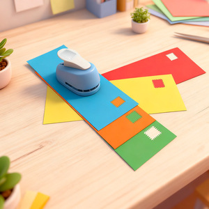 Herramienta de Estampado Creativo, Perforadora de un Solo Orificio de Plástico y Metal, Estampado de Bordes, Máquina de Estampado Manual para Diario DIY - Product Image 1