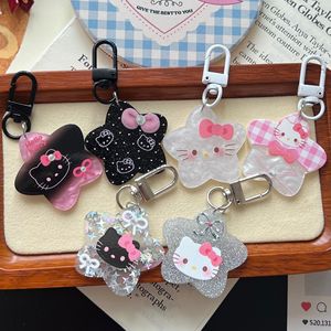 Portachiavi in Acrilico Leggero con Fibbia Colorata I66, Cuore Rosa, Stella a Cinque Punte, Hello Kitty, Ciondolo per Borsa, Regalo per Coppie - Product Image 2